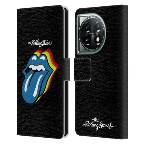 The Rolling Stones Licks Collection Pop Art 2 Leather Book Wallet Case Cover For OnePlus 11 5G