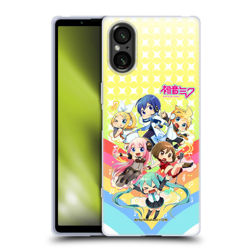 Hatsune Miku Virtual Singers Rainbow Soft Gel Case for Sony Xperia 5 V 5G