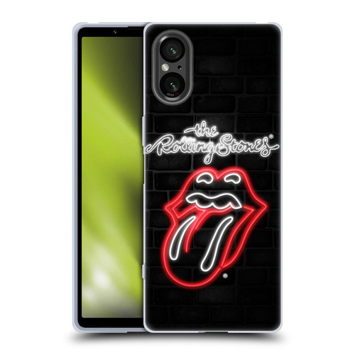 The Rolling Stones Licks Collection Neon Soft Gel Case for Sony Xperia 5 V 5G