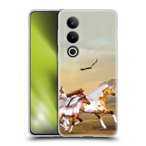 Simone Gatterwe Horses Wild Herd Soft Gel Case for OPPO OnePlus Ace 3V 5G