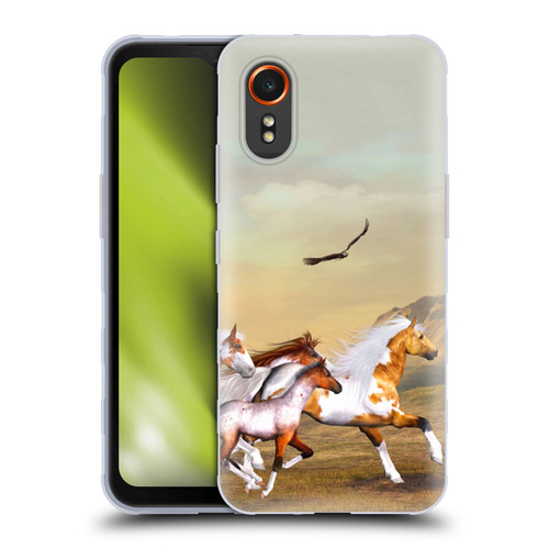 Simone Gatterwe Horses Wild Herd Soft Gel Case for Samsung Galaxy Xcover7 5G