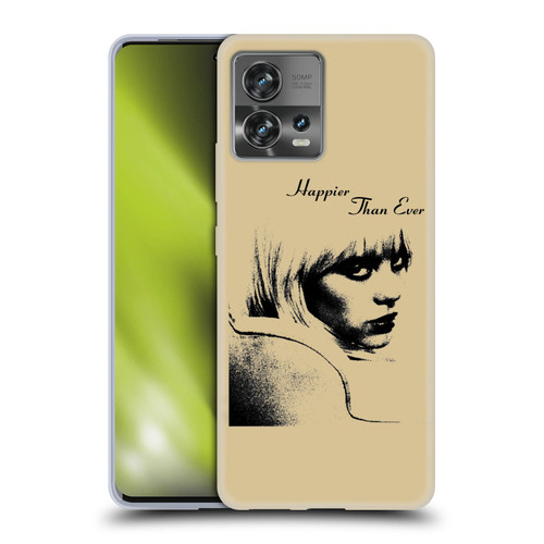Billie Eilish Happier Than Ever Album Image Soft Gel Case for Motorola Moto Edge 30 Fusion