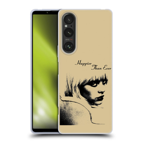 Billie Eilish Happier Than Ever Album Image Soft Gel Case for Sony Xperia 1 V 5G