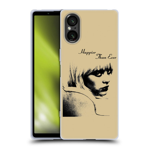 Billie Eilish Happier Than Ever Album Image Soft Gel Case for Sony Xperia 5 V 5G