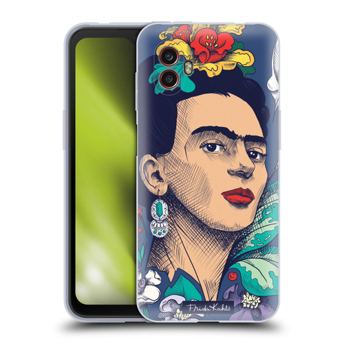 Frida Kahlo Sketch Flowers Soft Gel Case for Samsung Galaxy Xcover6 Pro/Pro2