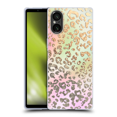 Monika Strigel Dreamland Gold Leopard Soft Gel Case for Sony Xperia 5 V 5G