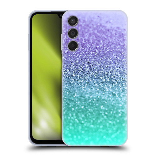 Monika Strigel Glitter Collection Lavender Soft Gel Case for Samsung Galaxy M15/F15 5G