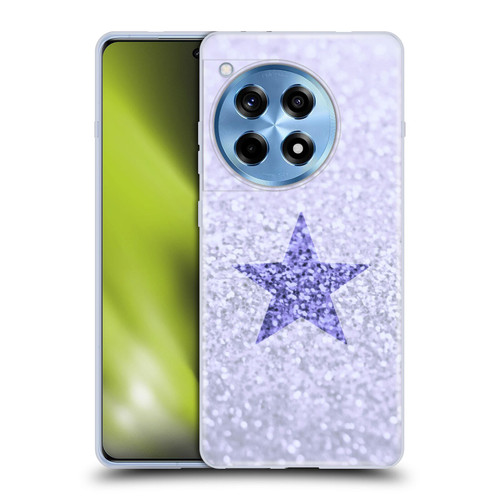 Monika Strigel Glitter Star Pastel Lilac Soft Gel Case for OPPO OnePlus Ace 3 5G
