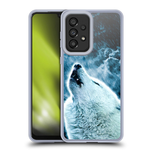Simone Gatterwe Animals 2 Howling Wolf Soft Gel Case for Samsung Galaxy A33 5G (2022)