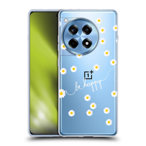 Monika Strigel Happy Daisy Clear Soft Gel Case for OPPO OnePlus Ace 3 5G