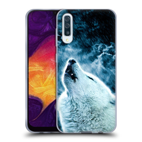 Simone Gatterwe Animals 2 Howling Wolf Soft Gel Case for Samsung Galaxy A50/A30s (2019)