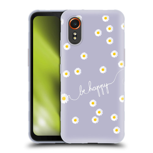Monika Strigel Happy Daisy Lavender Soft Gel Case for Samsung Galaxy Xcover7 5G