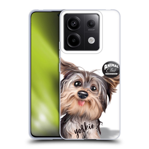 Animal Club International Faces Yorkie Soft Gel Case for Xiaomi Redmi Note 13 Pro 5G