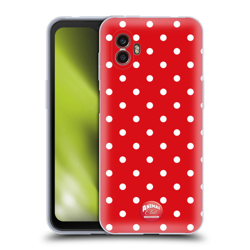 Animal Club International Patterns Polka Dots Red Soft Gel Case for Samsung Galaxy Xcover6 Pro/Pro2