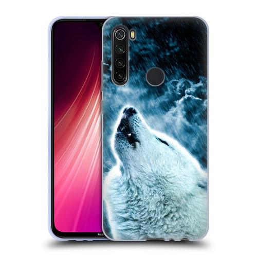 Simone Gatterwe Animals 2 Howling Wolf Soft Gel Case for Xiaomi Redmi Note 8T