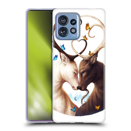Jonas "JoJoesArt" Jödicke Wildlife Deer Soft Gel Case for Motorola Moto Edge 40 Pro