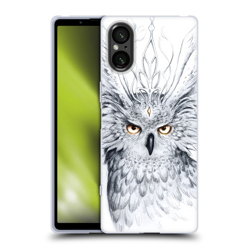 Jonas "JoJoesArt" Jödicke Wildlife Owl Soft Gel Case for Sony Xperia 5 V 5G