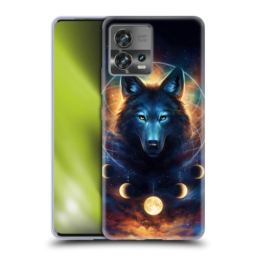 Jonas "JoJoesArt" Jödicke Wildlife 2 Dreamcatcher Wolf Soft Gel Case for Motorola Moto Edge 30 Fusion