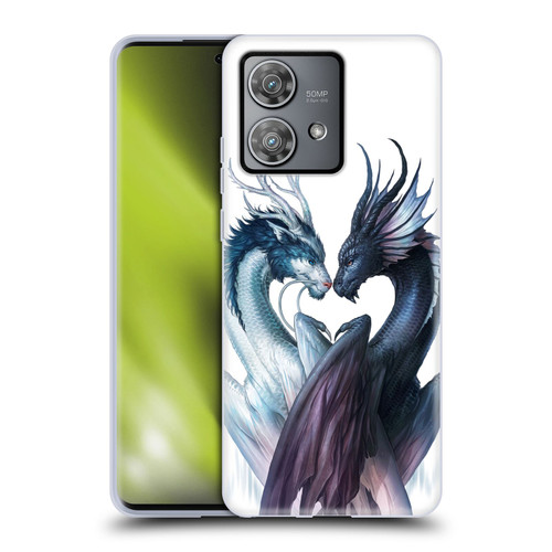 Jonas "JoJoesArt" Jödicke Wildlife 2 Yin And Yang Dragons Soft Gel Case for Motorola Edge 40 Neo 5G