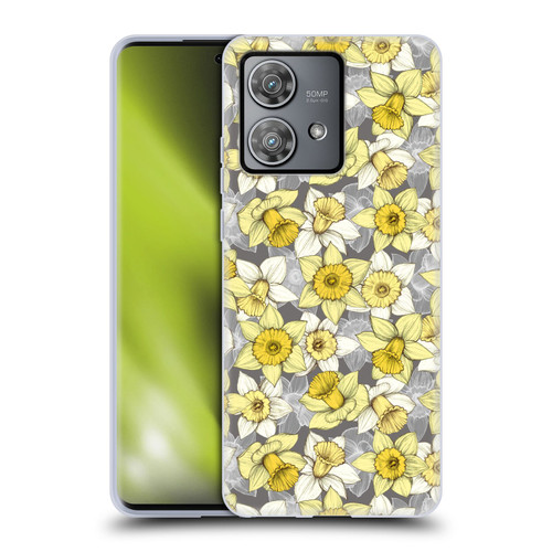Micklyn Le Feuvre Florals Daffodil Daze Soft Gel Case for Motorola Edge 40 Neo 5G