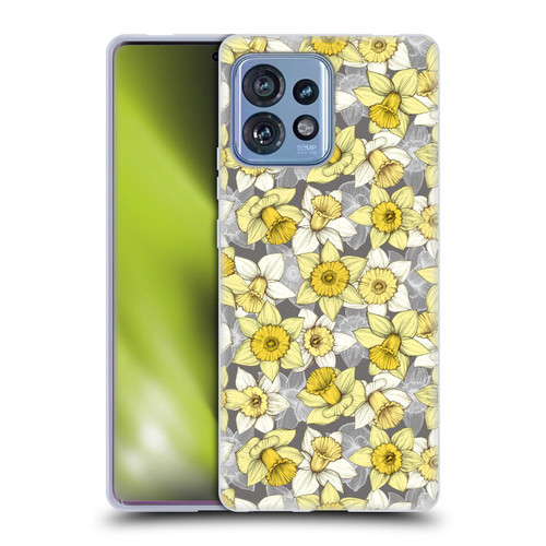 Micklyn Le Feuvre Florals Daffodil Daze Soft Gel Case for Motorola Moto Edge 40 Pro