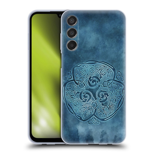 Brigid Ashwood Celtic Wisdom Knot Wolf Soft Gel Case for Samsung Galaxy M15/F15 5G