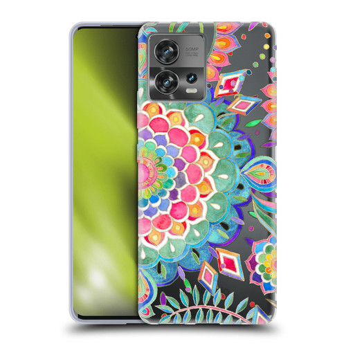 Micklyn Le Feuvre Mandala 5 Colour Celebration Soft Gel Case for Motorola Moto Edge 30 Fusion