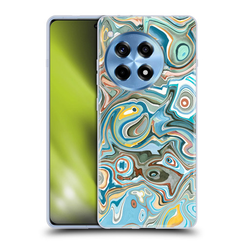 Ninola Abstract 3 Blue Mineral Agates Soft Gel Case for OPPO OnePlus Ace 3 5G