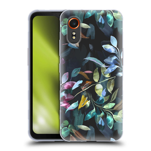 Ninola Botanical Patterns Watercolor Mystic Leaves Soft Gel Case for Samsung Galaxy Xcover7 5G