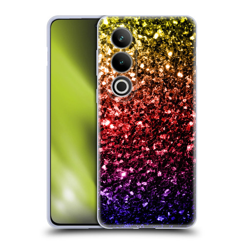 PLdesign Glitter Sparkles Rainbow Soft Gel Case for OPPO OnePlus Ace 3V 5G