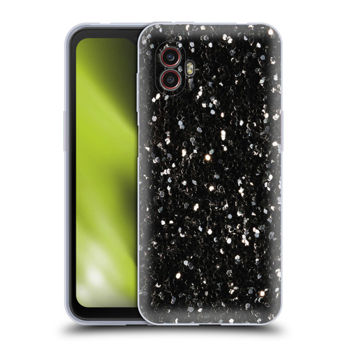 PLdesign Glitter Sparkles Black And White Soft Gel Case for Samsung Galaxy Xcover6 Pro/Pro2