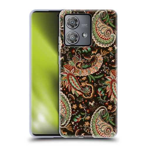Ninola Mix Patterns Woodland Paisley Soft Gel Case for Motorola Edge 40 Neo 5G