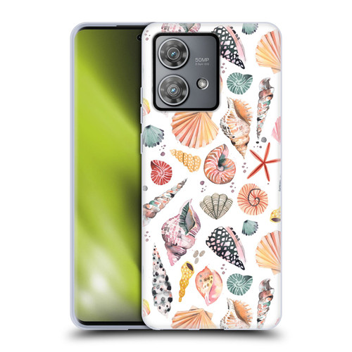 Ninola Ocean Sea Shells Soft Gel Case for Motorola Edge 40 Neo 5G