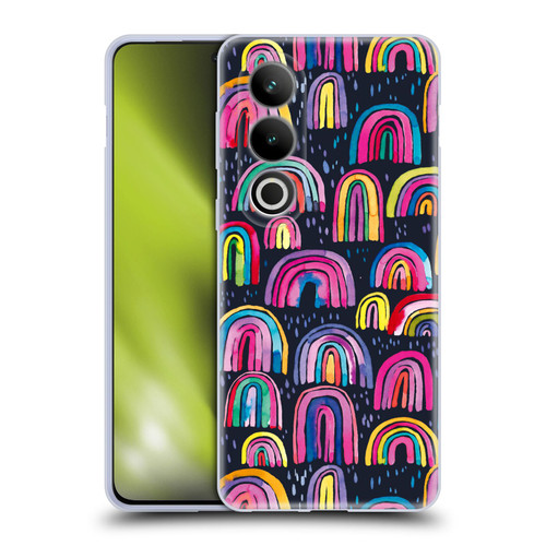 Ninola Summer Patterns Rainbows Navy Soft Gel Case for OPPO OnePlus Ace 3V 5G