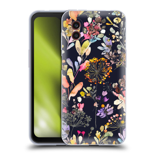 Ninola Wild Grasses Black Soft Gel Case for Samsung Galaxy Xcover6 Pro/Pro2
