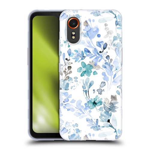 Ninola Wild Grasses Blue Plants Soft Gel Case for Samsung Galaxy Xcover7 5G