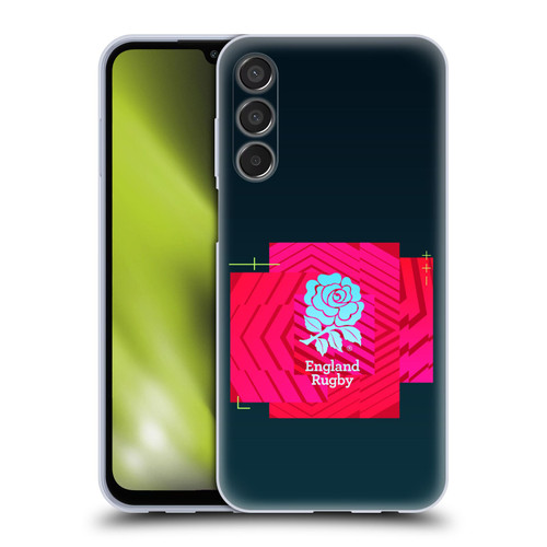 England Rugby Union This Rose Means Everything Logo in Black Soft Gel Case for Samsung Galaxy M15/F15 5G