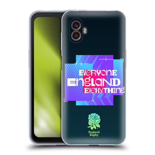 England Rugby Union This Rose Means Everything Slogan in Black Soft Gel Case for Samsung Galaxy Xcover6 Pro/Pro2