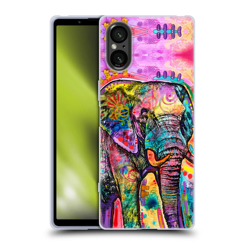 Dean Russo Wildlife 2 Elephant Soft Gel Case for Sony Xperia 5 V 5G