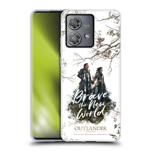 Outlander Composed Graphics Brave The New World Soft Gel Case for Motorola Edge 40 Neo 5G