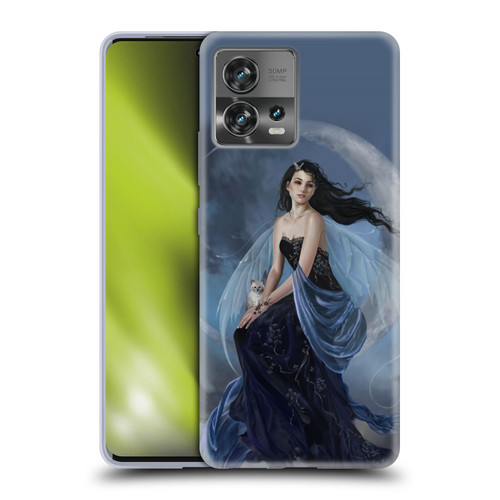 Nene Thomas Crescents Moon Indigo Fairy Soft Gel Case for Motorola Moto Edge 30 Fusion