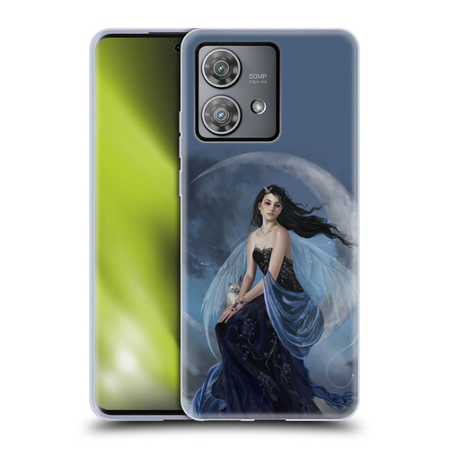 Nene Thomas Crescents Moon Indigo Fairy Soft Gel Case for Motorola Edge 40 Neo 5G