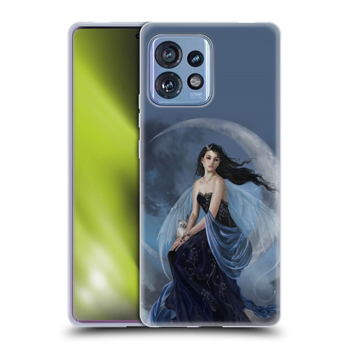 Nene Thomas Crescents Moon Indigo Fairy Soft Gel Case for Motorola Moto Edge 40 Pro