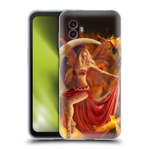 Nene Thomas Crescents Fire Fairy On Moon Phoenix Soft Gel Case for Samsung Galaxy Xcover6 Pro/Pro2