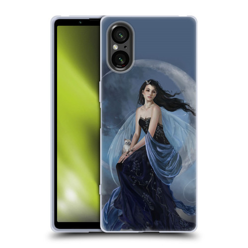 Nene Thomas Crescents Moon Indigo Fairy Soft Gel Case for Sony Xperia 5 V 5G