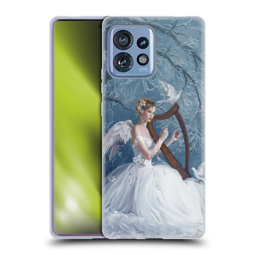 Nene Thomas Deep Forest Chorus Angel Harp And Dove Soft Gel Case for Motorola Moto Edge 40 Pro
