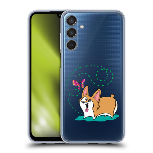 Grace Illustration Dogs Corgi Soft Gel Case for Samsung Galaxy M15/F15 5G