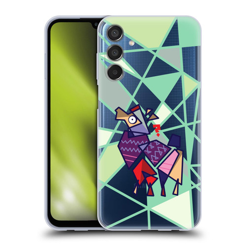 Grace Illustration Llama Cubist Soft Gel Case for Samsung Galaxy M15/F15 5G