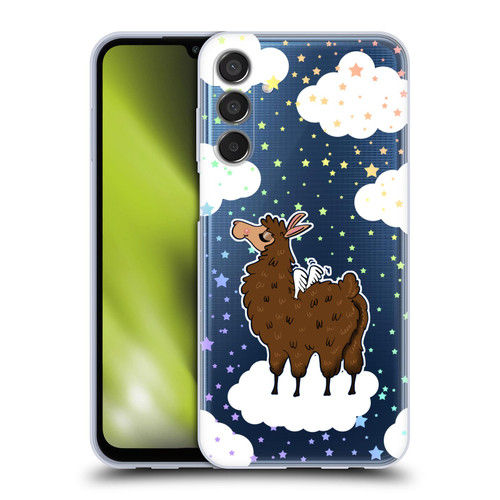 Grace Illustration Llama Pegasus Soft Gel Case for Samsung Galaxy M15/F15 5G
