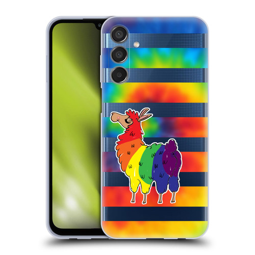 Grace Illustration Llama Pride Soft Gel Case for Samsung Galaxy M15/F15 5G